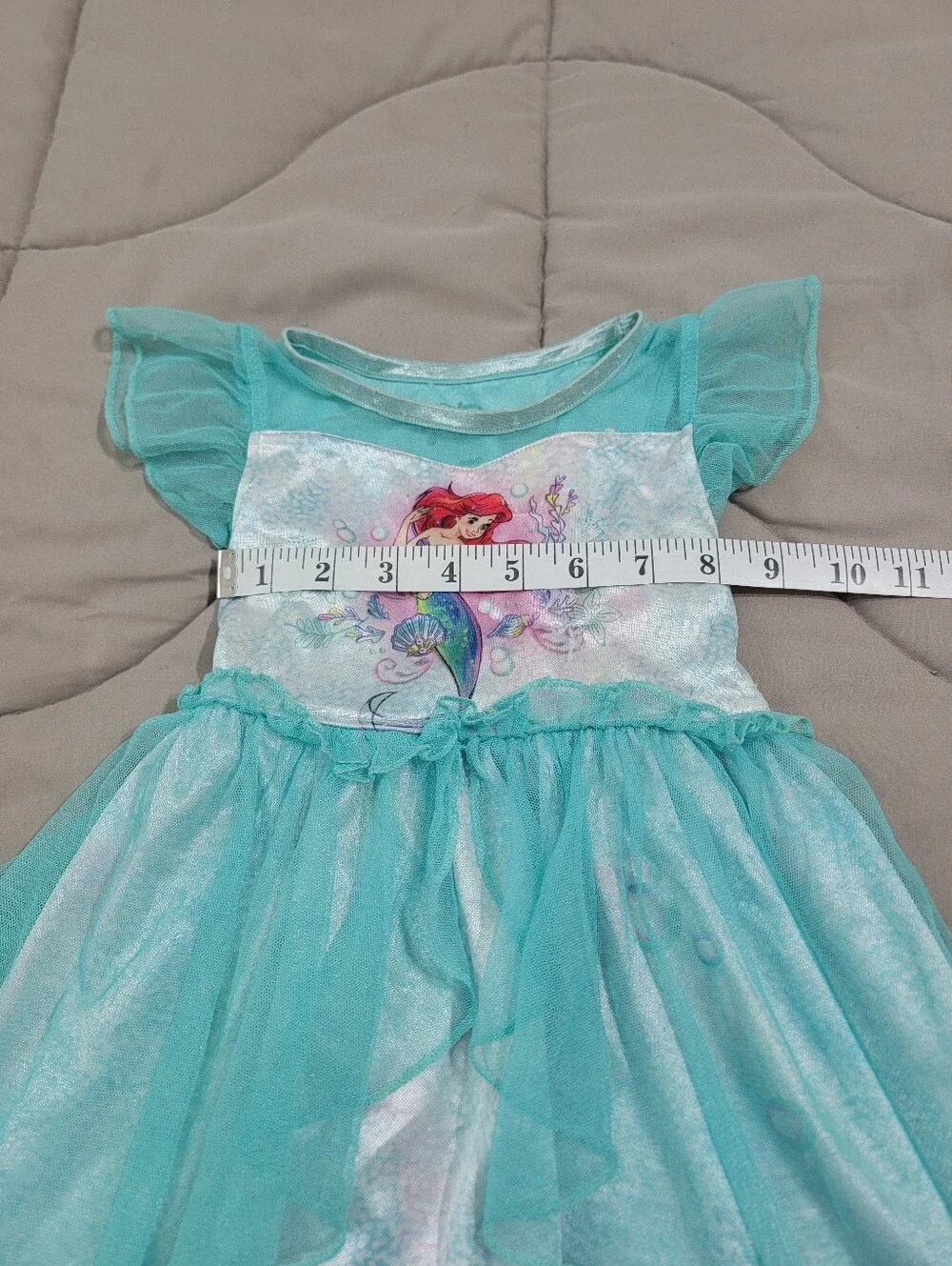 Disney Girls' Ariel Ocean Dreams Nightgown - Size 4T
